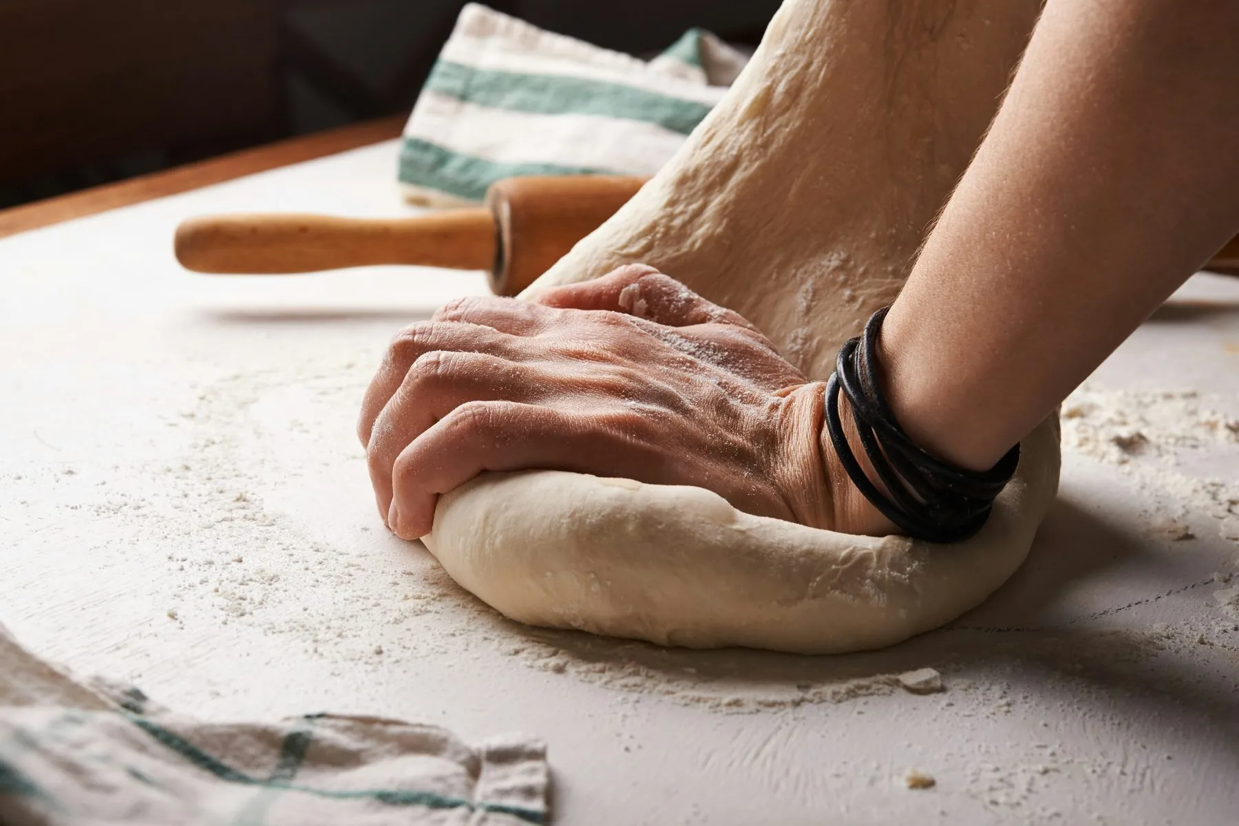Le boulanger au travail